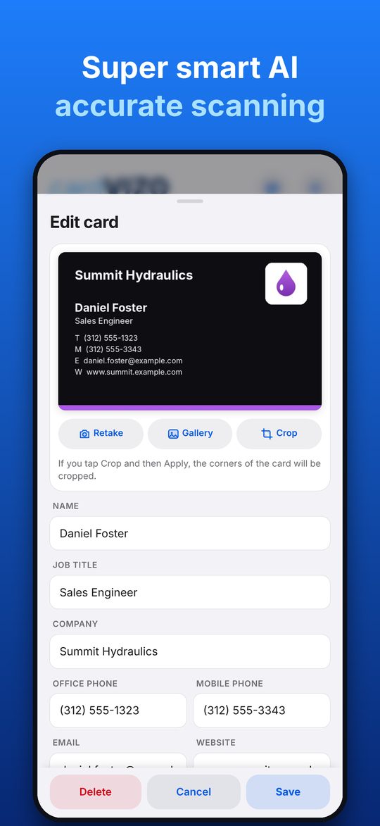 cardVIZO screenshot 2